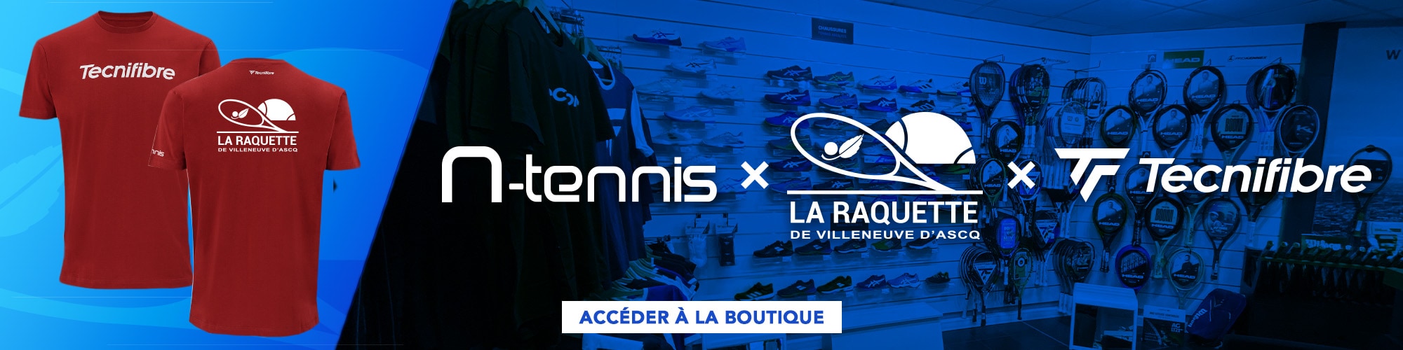 Visuel Boutique La Raquette sur N-Tennis